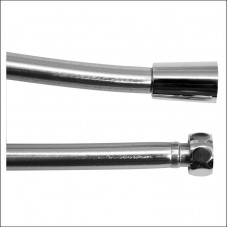 75655 FALA Furtun de dus, 2.0m, PVC, Argintiu..
